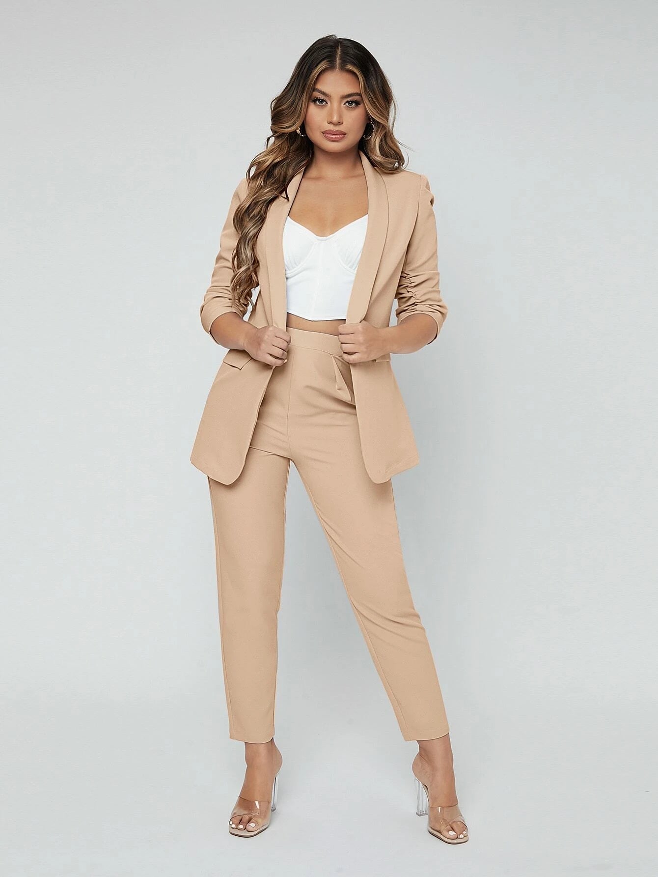 Babe Boss Suit - Khaki