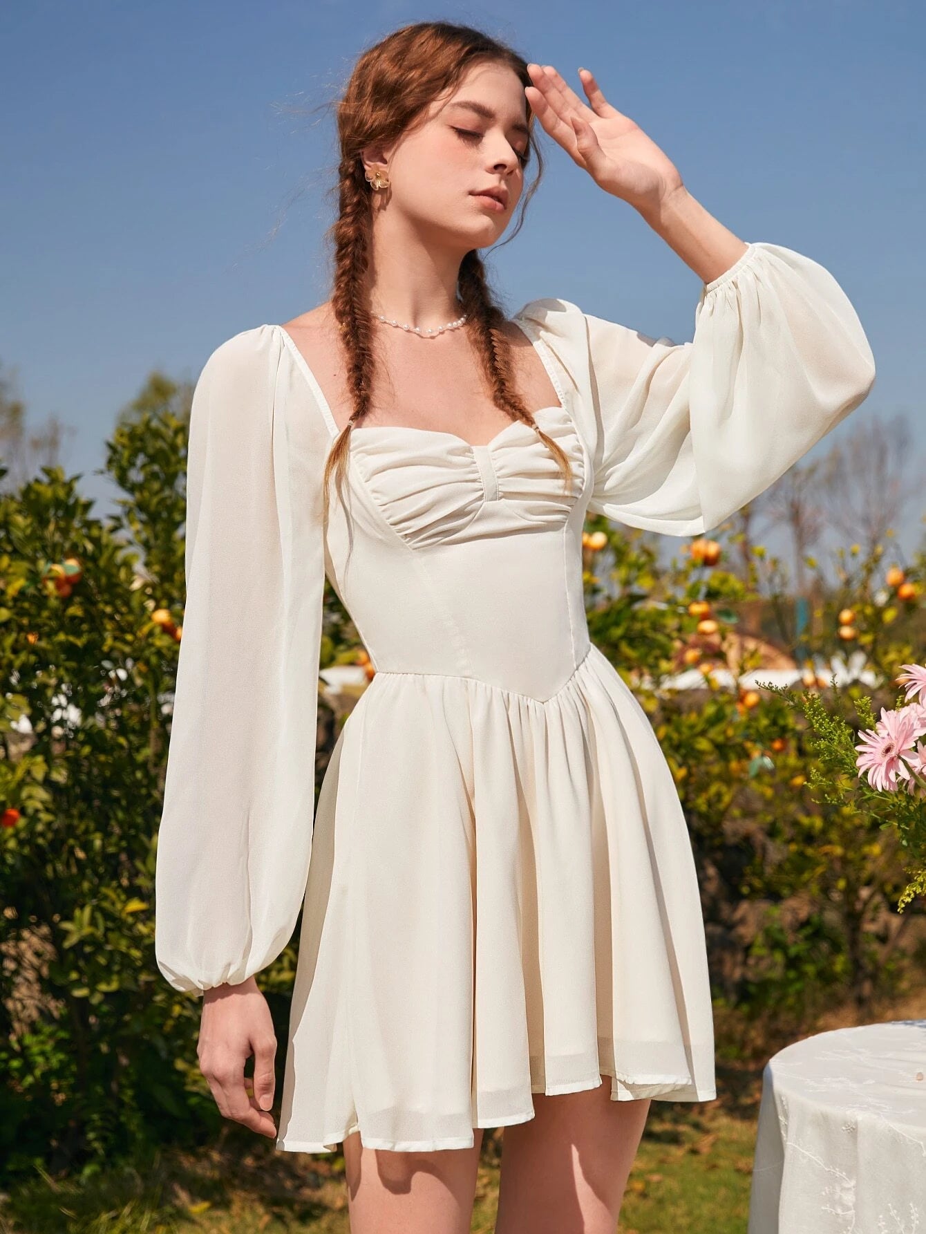Piper Sweetheart Neck Dress