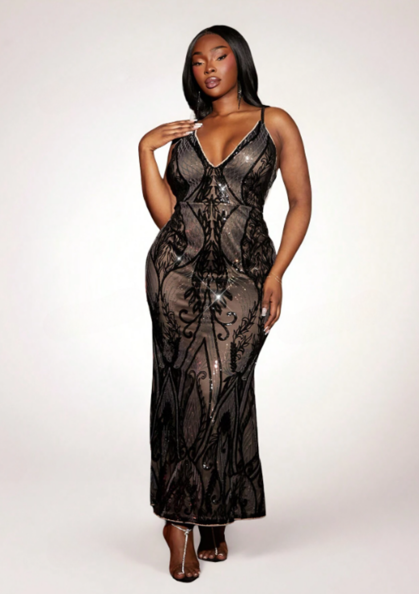 FELIXA SEQUIN MERMAID DRESS