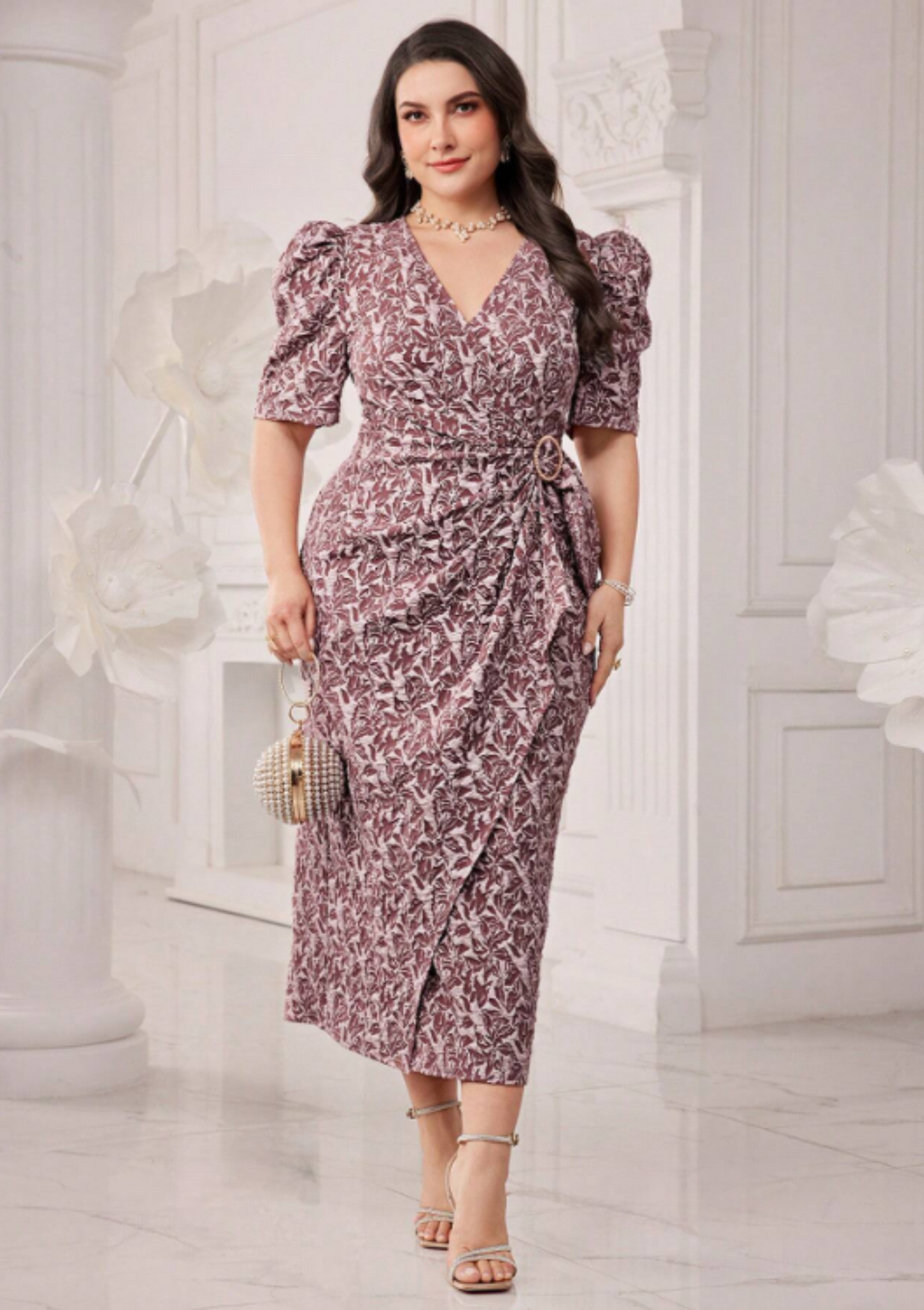 ELIAS FLORAL MIDI DRESS