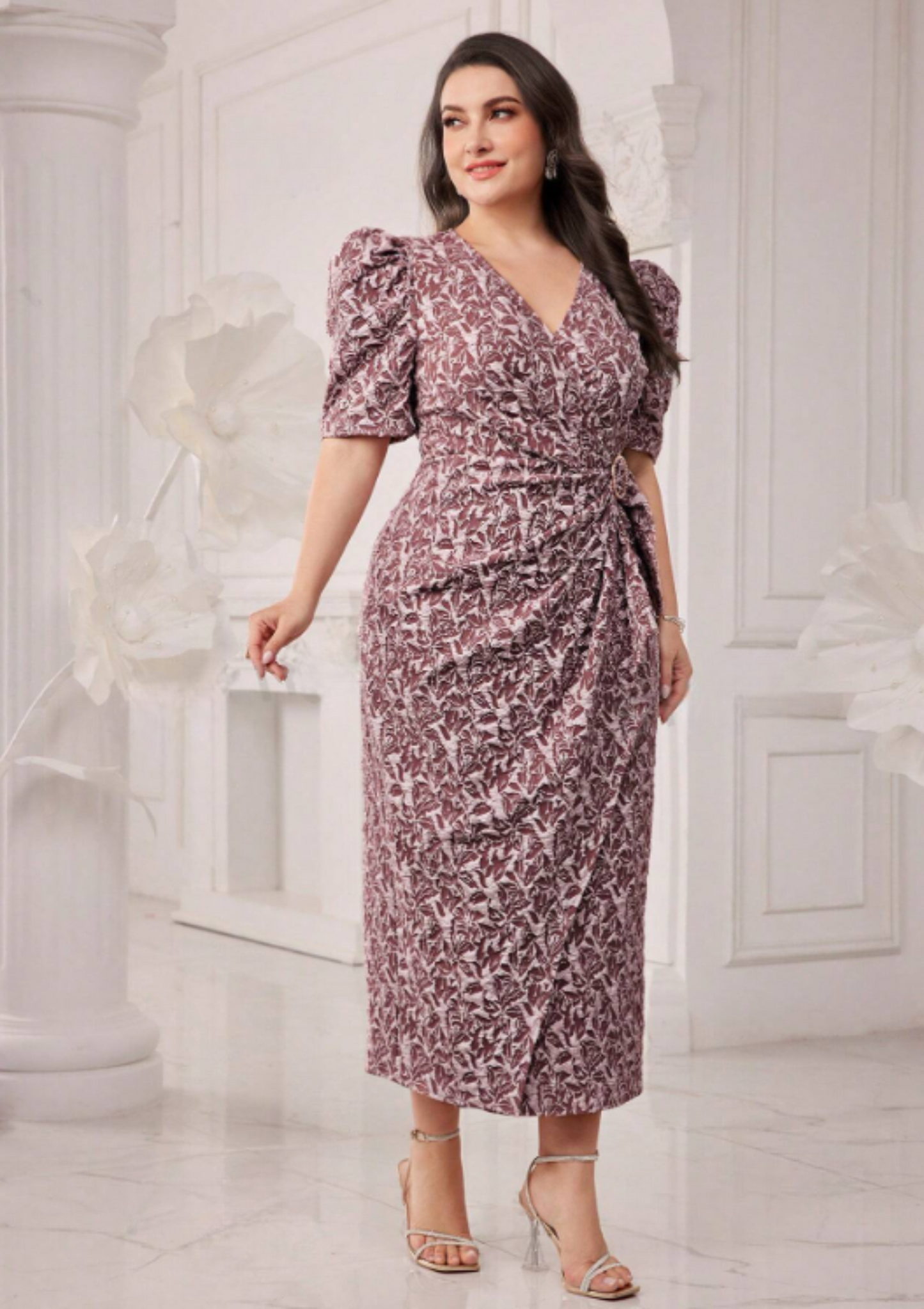 ELIAS FLORAL MIDI DRESS