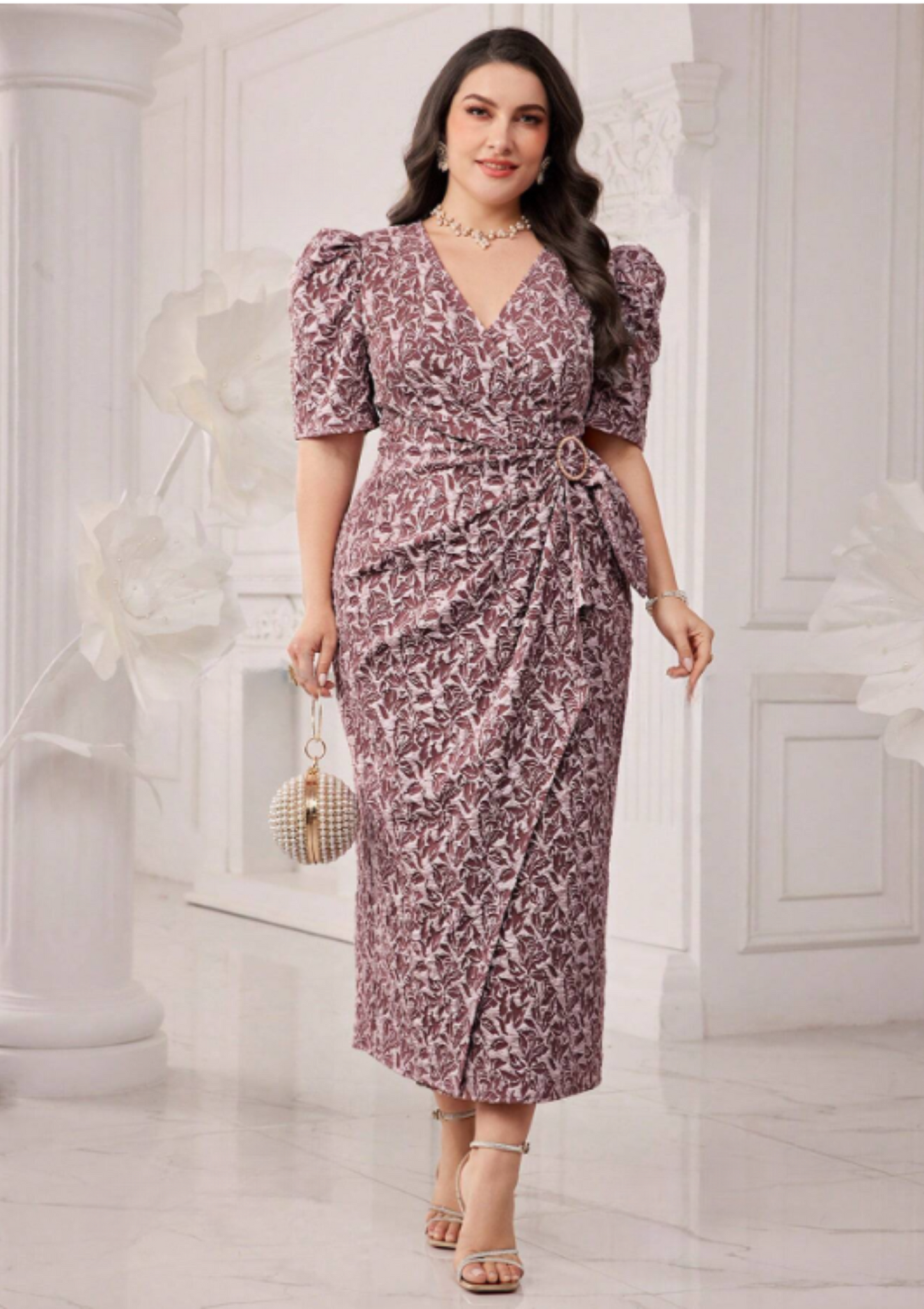 ELIAS FLORAL MIDI DRESS
