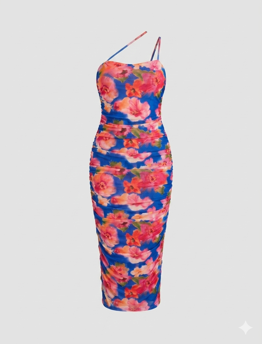 Paloma Floral Midi Dress – hitheredarling