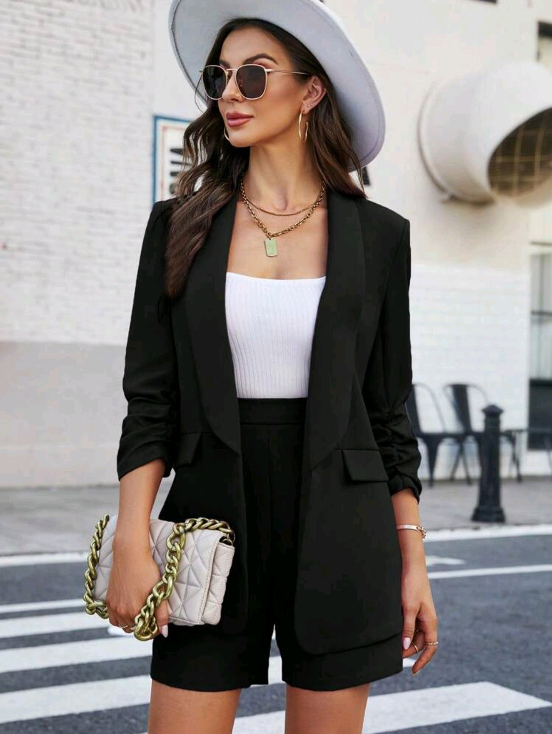 Serina Short Set - Black