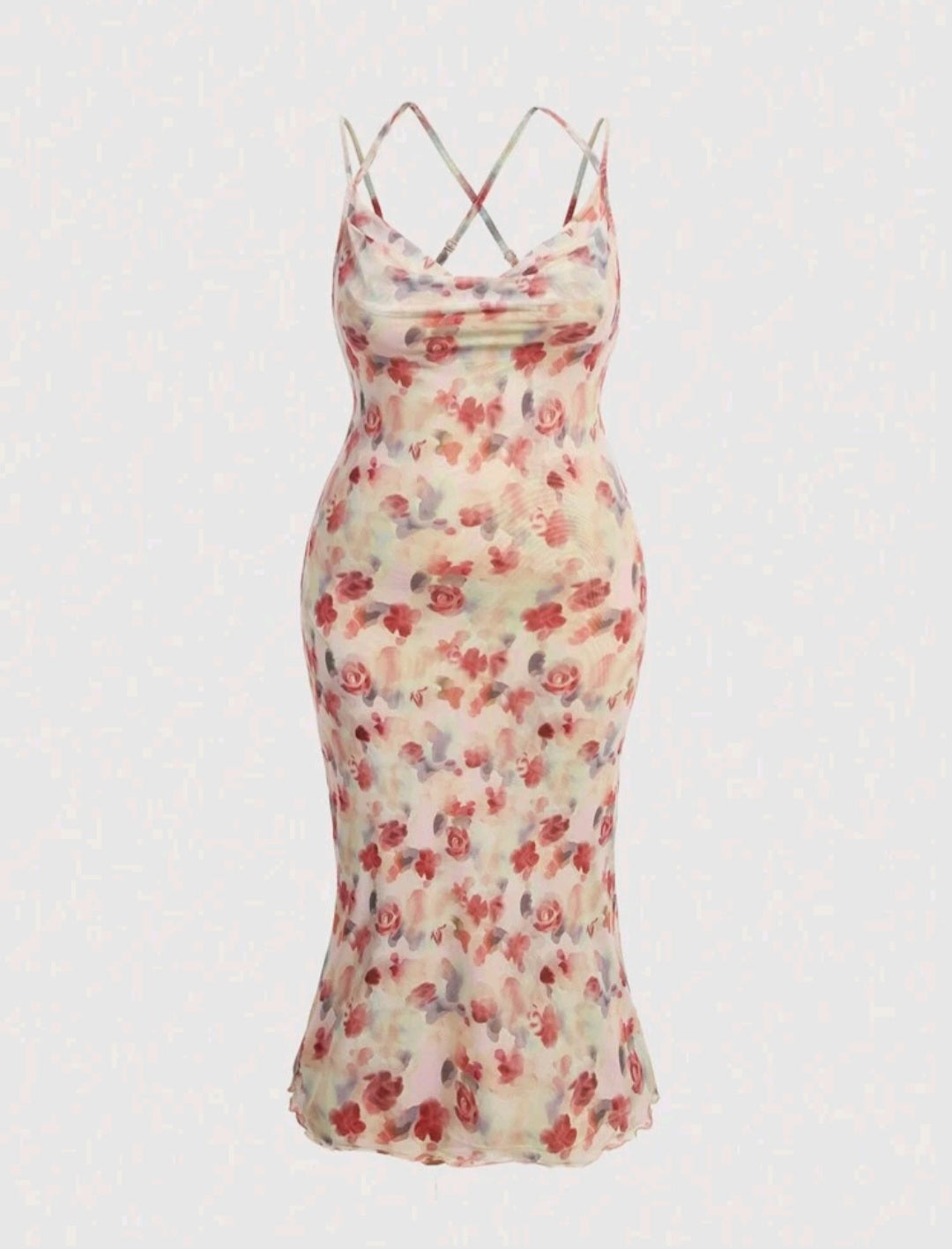 Emma Floral Midi Dress