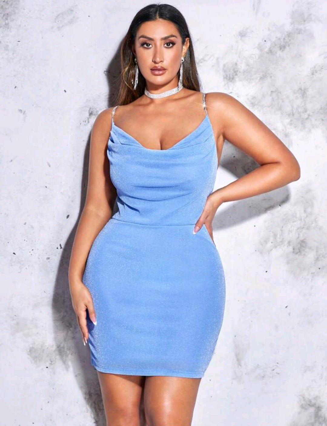 Amanda Chain Detail Mini Dress