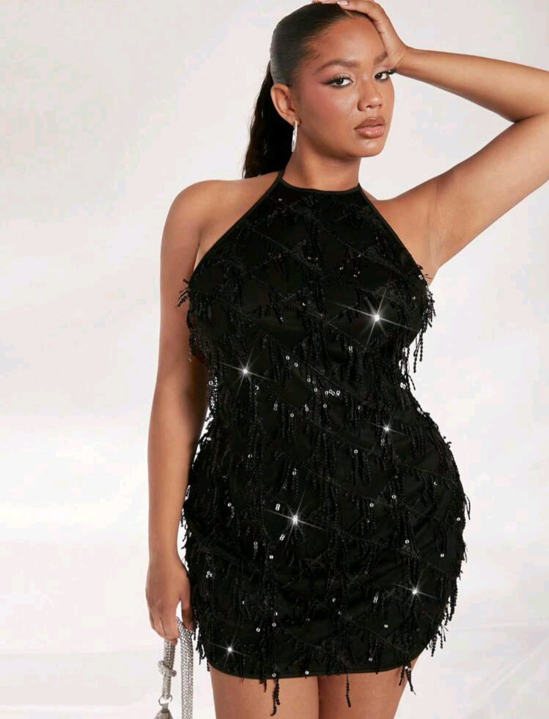 Isla Backless Sequin Bodycon Dress