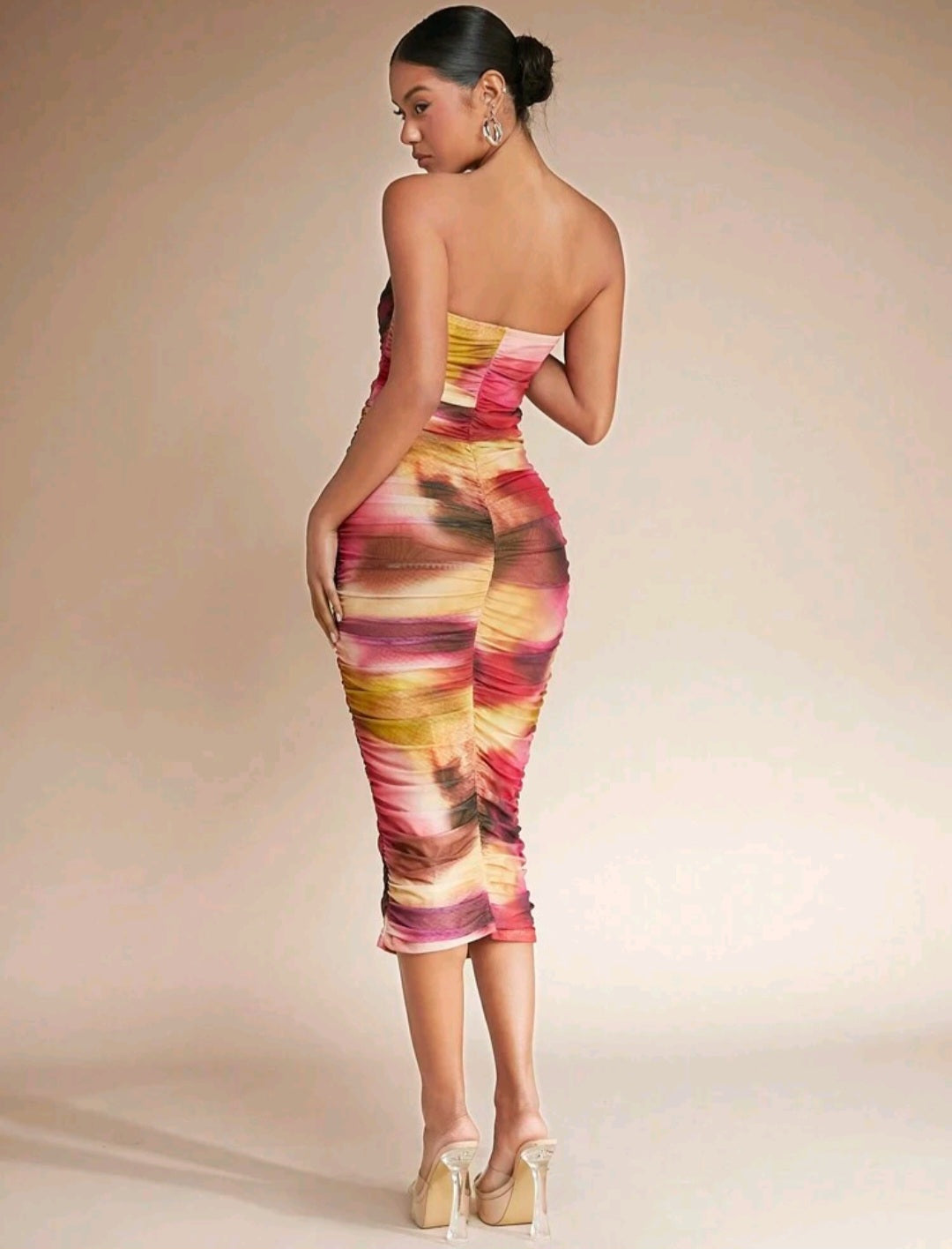Bloom Tie Dye Midi Dress