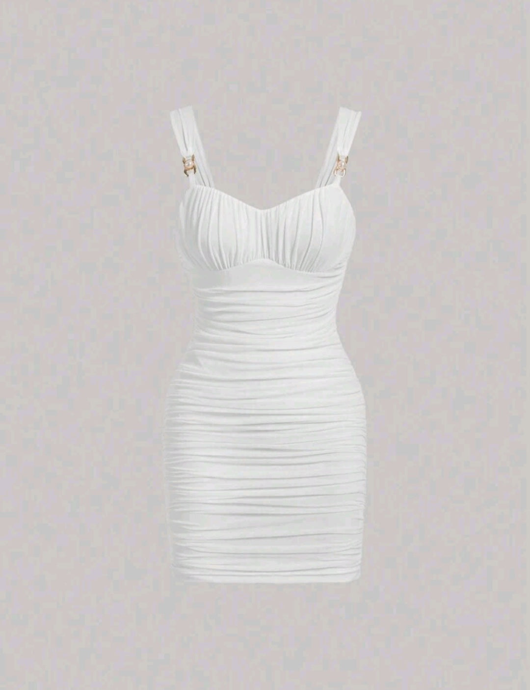 Kimy Bustier Mini Dress - White