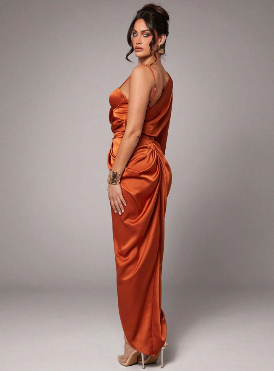 ELVIA OPEN SHOULDER MAXI DRESS