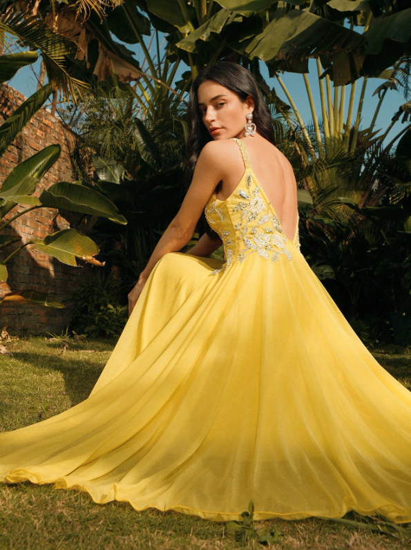 JEMIMA MAXI DRESS - YELLOW