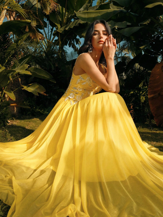 JEMIMA MAXI DRESS - YELLOW