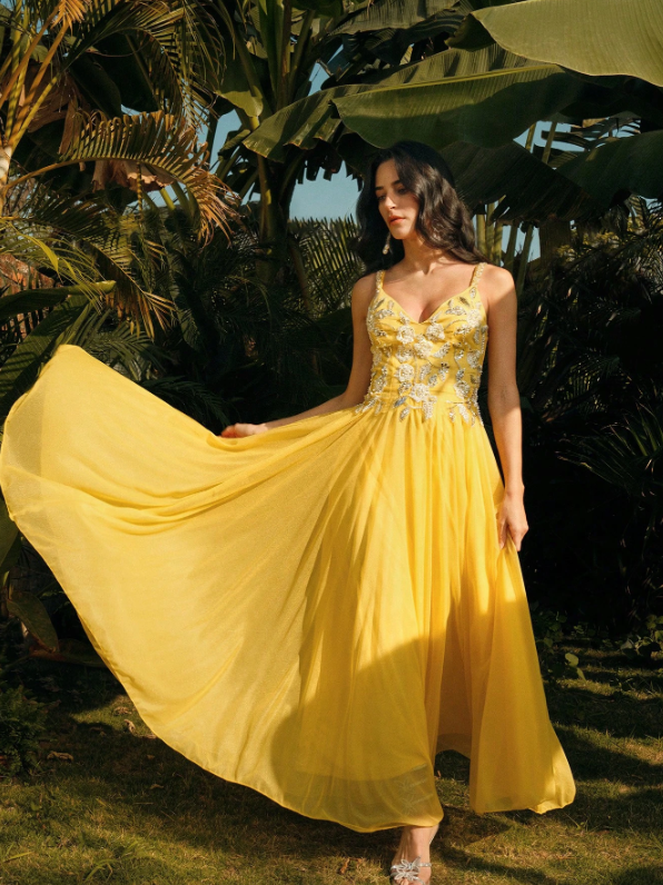 JEMIMA MAXI DRESS - YELLOW
