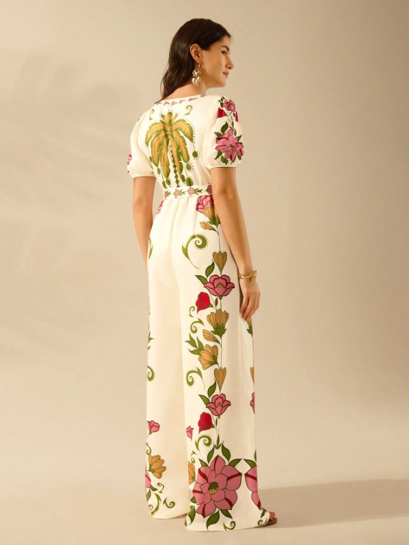 AURELIA FLORAL JUMPSUIT