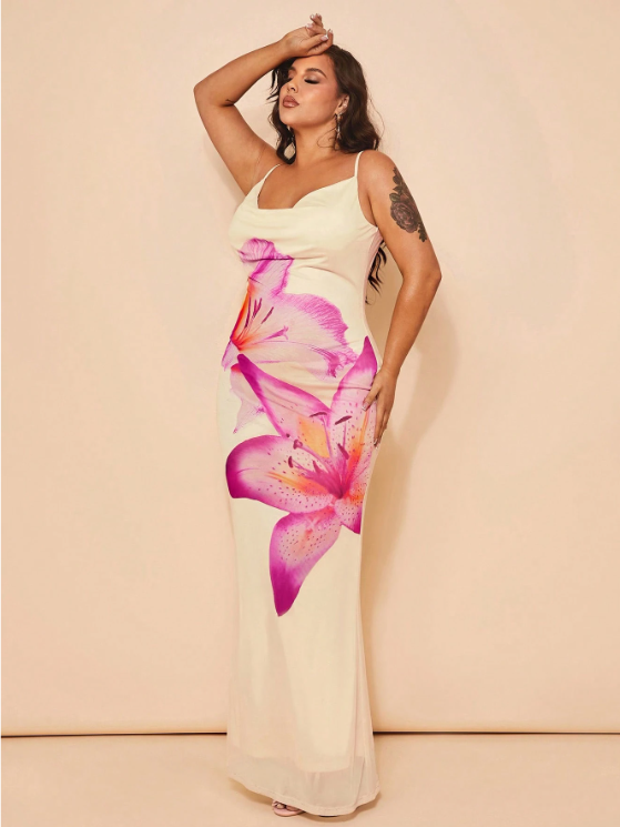 CATANIA FLORAL MAXI DRESS
