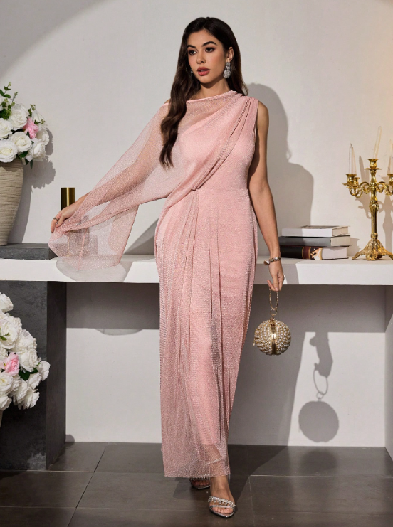 RUNA ASYMMETRIC MAXI DRESS