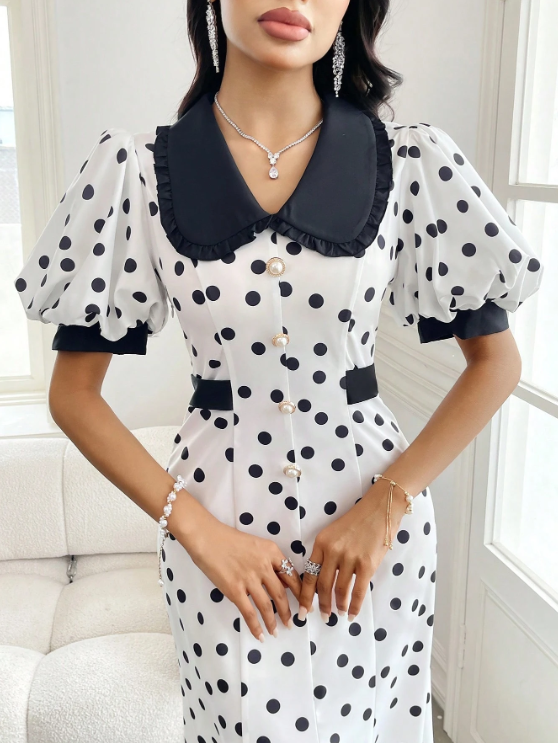 SUSIE PUFF SLEEVE DRESS
