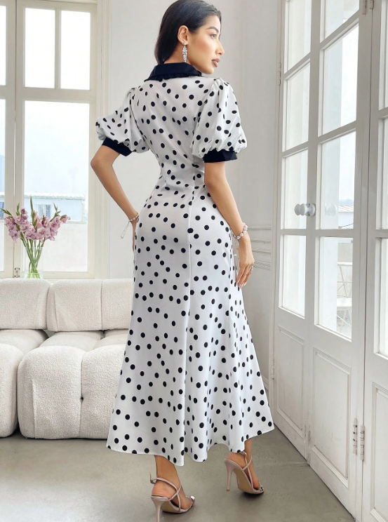 SUSIE PUFF SLEEVE DRESS