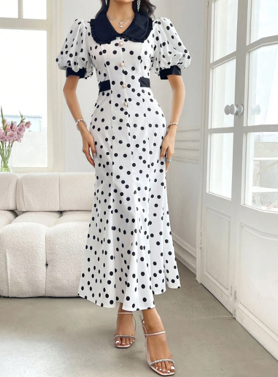 SUSIE PUFF SLEEVE DRESS