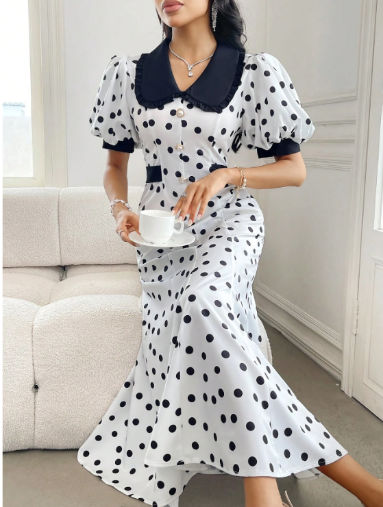SUSIE PUFF SLEEVE DRESS