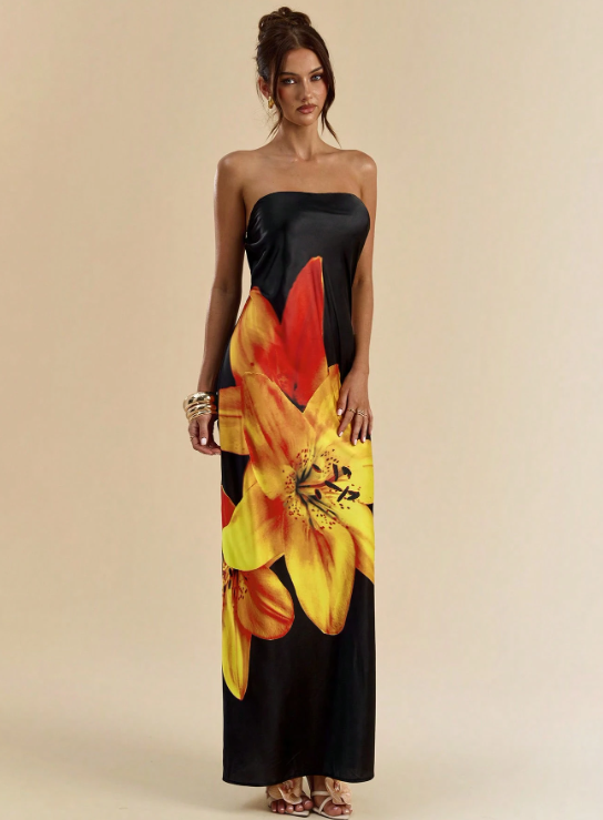 JENNIFER FLORAL MAXI DRESS