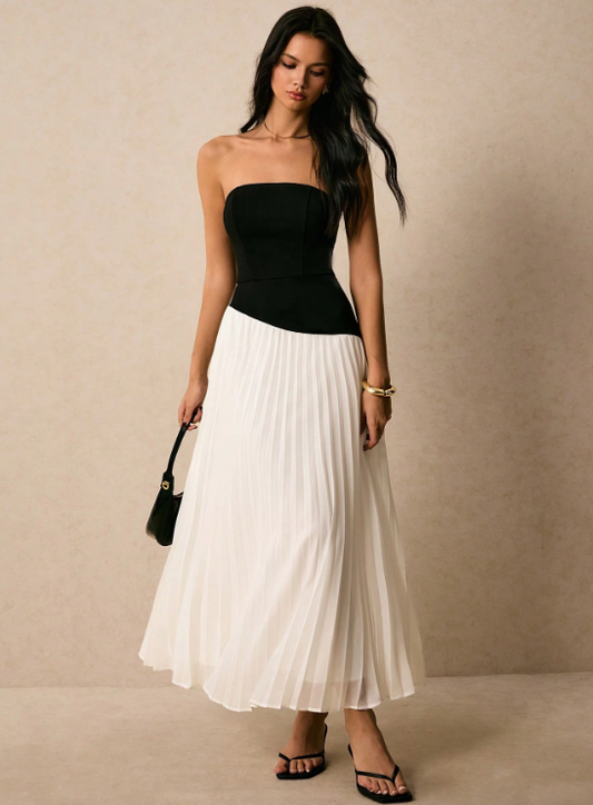 MONTY BLACK & WHITE DRESS