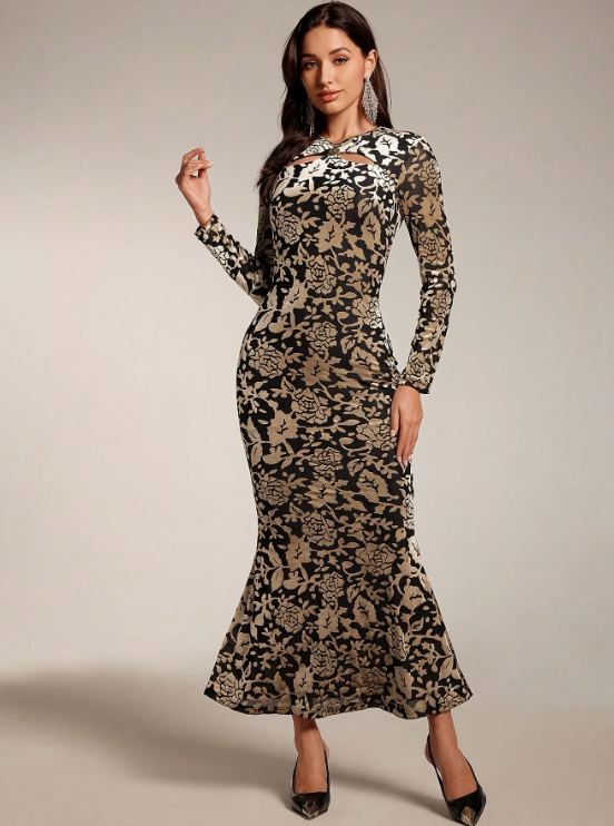 NARISSA FLORAL MIDI DRESS