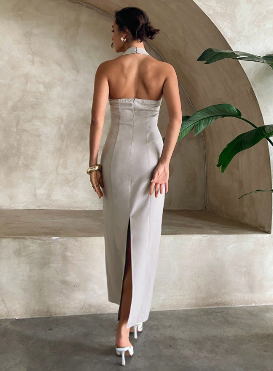 KADE METAL DECOR MAXI DRESS
