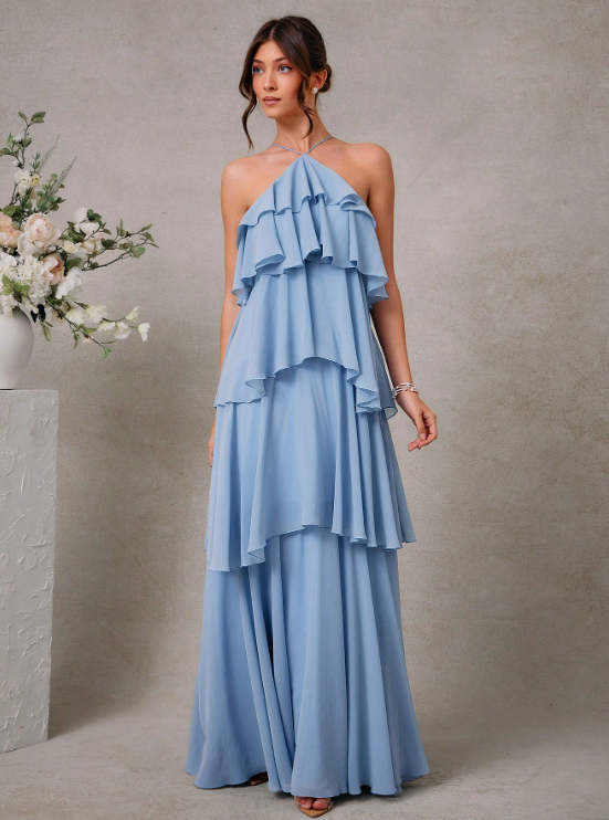 MONA CHIFFON MAXI DRESS