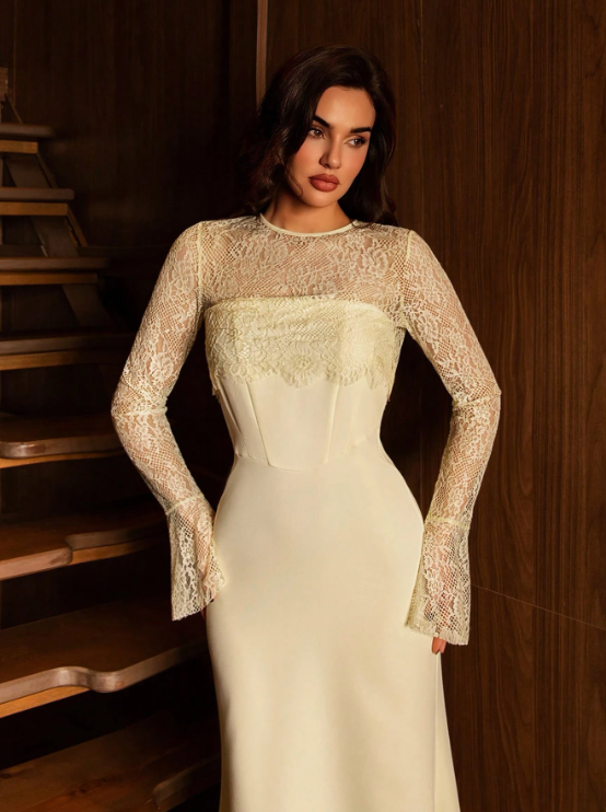 Priya Lace Maxi Dress