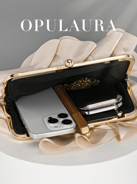 Aura Petal Clutch Bag