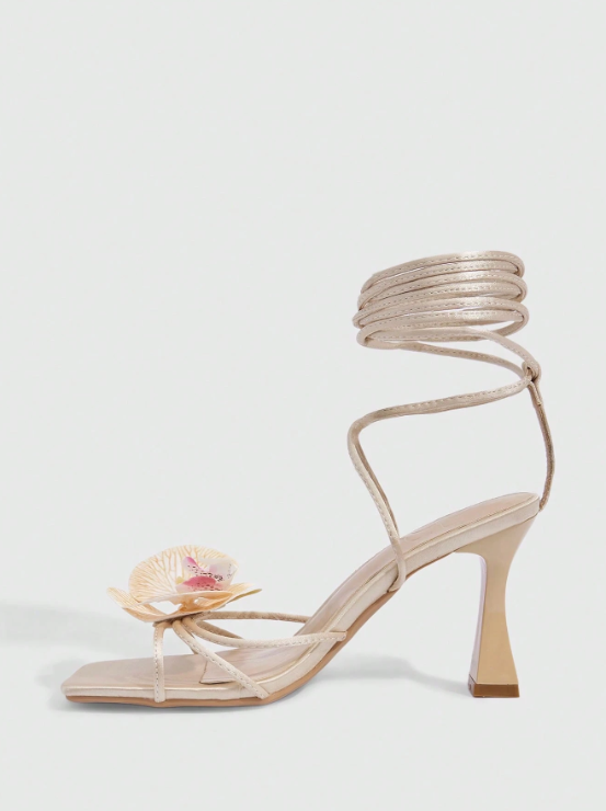 Sara Orchid Heel - Apricot
