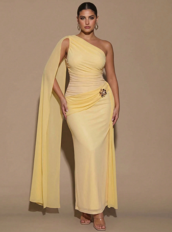 Chloé Shawl Maxi Dress