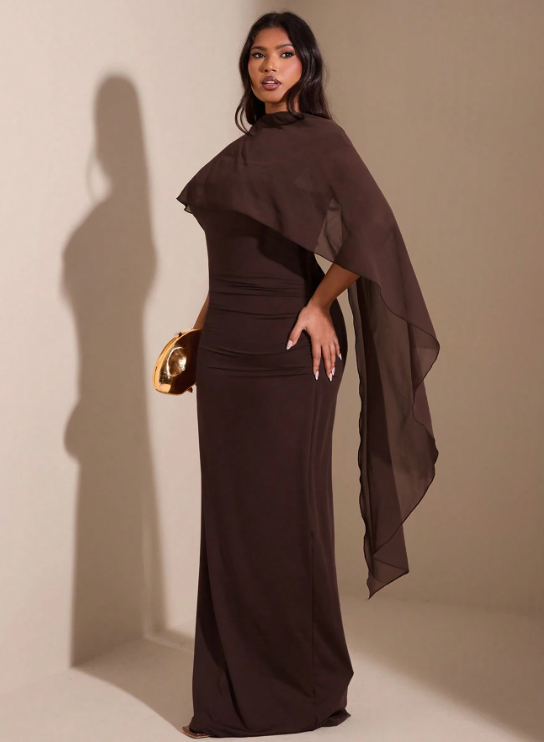 Marianne Shawl Maxi Dress