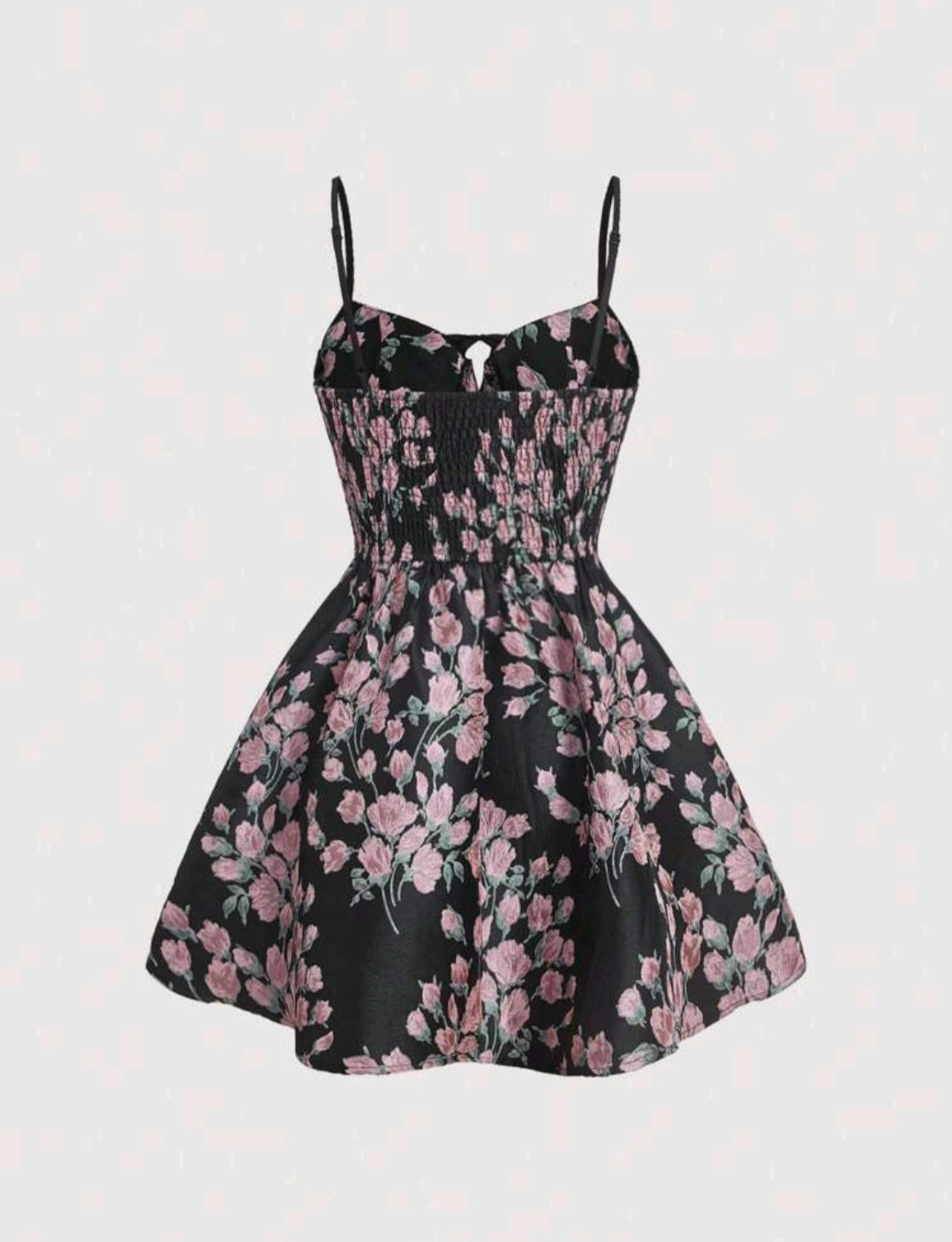 Abilene Floral Shirred Back Cami Dress