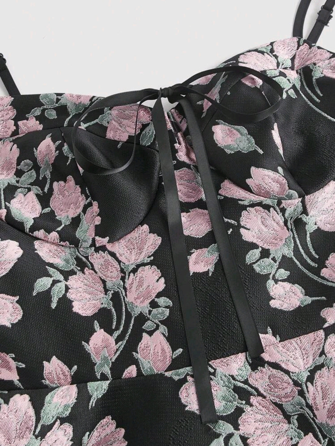 Abilene Floral Shirred Back Cami Dress