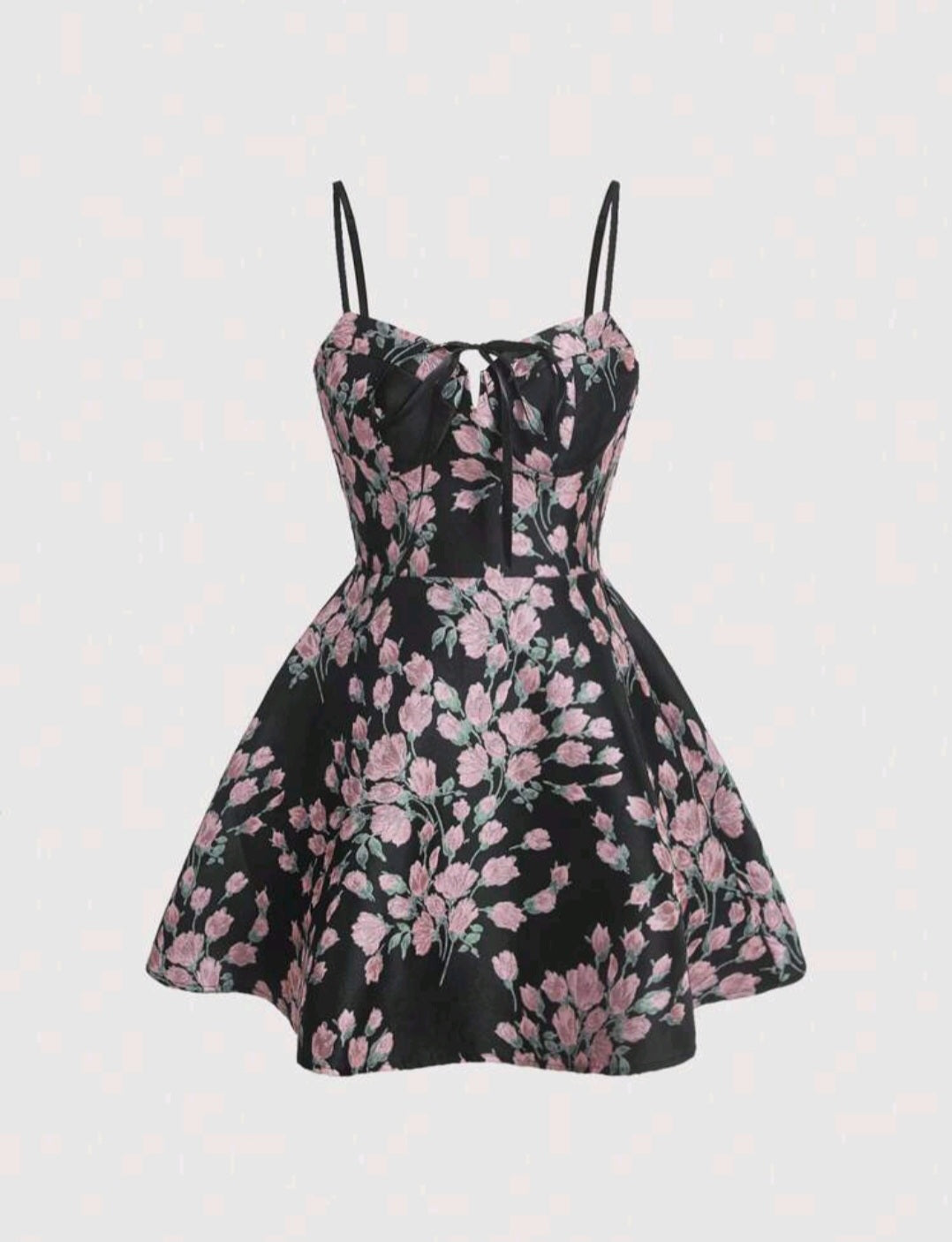 Abilene Floral Shirred Back Cami Dress