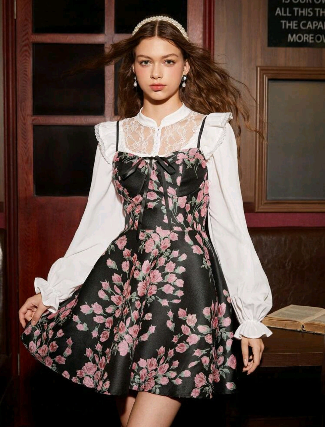 Abilene Floral Shirred Back Cami Dress