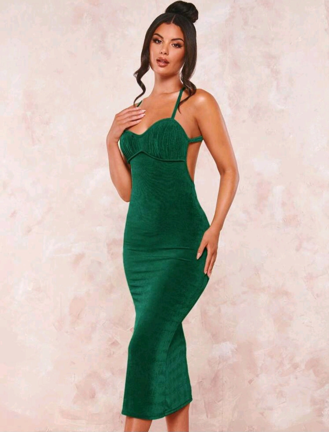 Iris Cami Dress - Green