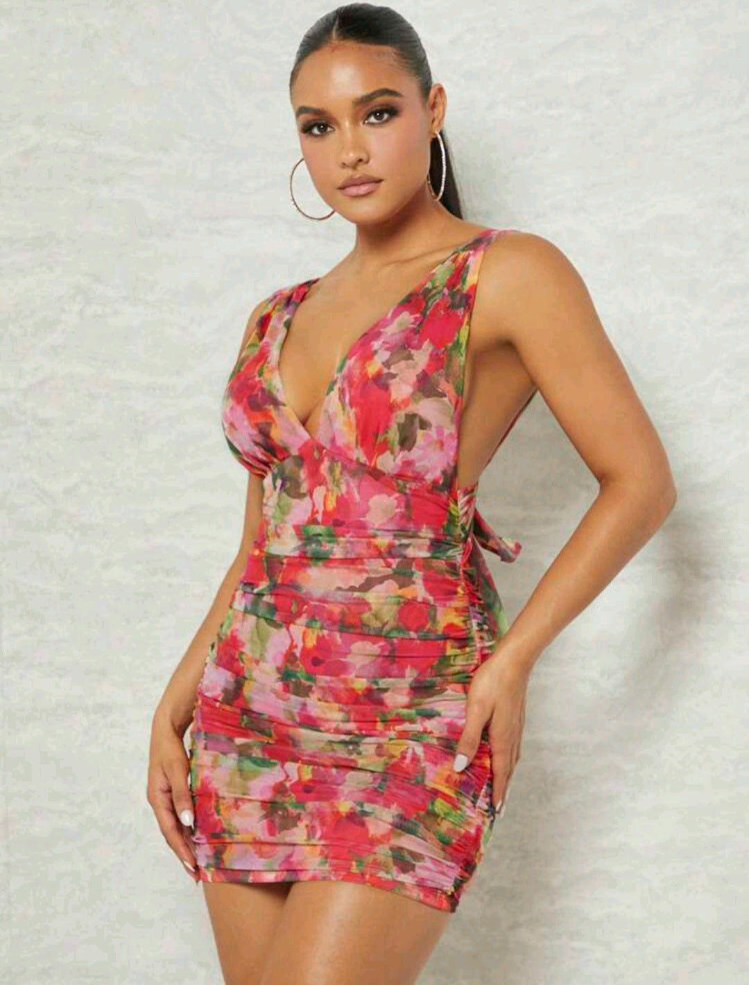 Amelia Floral Mini Dress
