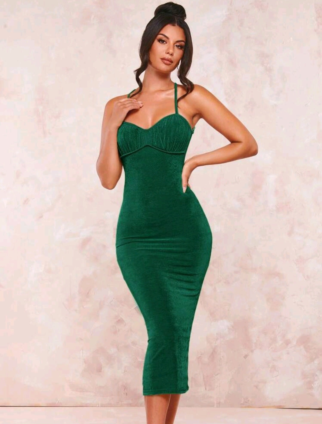 Iris Cami Dress - Green