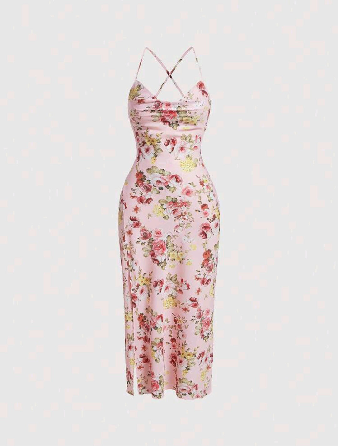 Sophia Split Thigh Dress - Floral