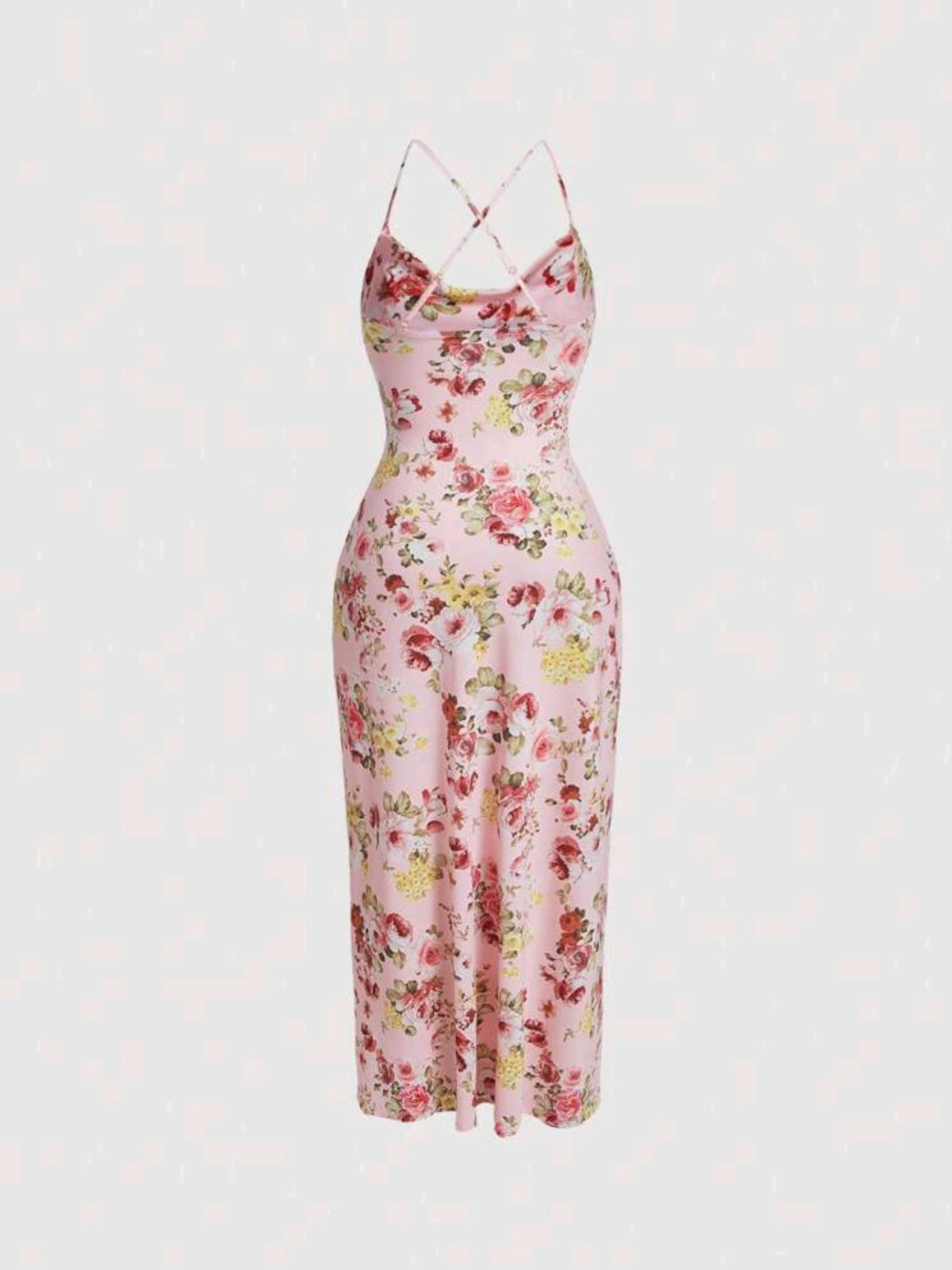 Sophia Split Thigh Dress - Floral