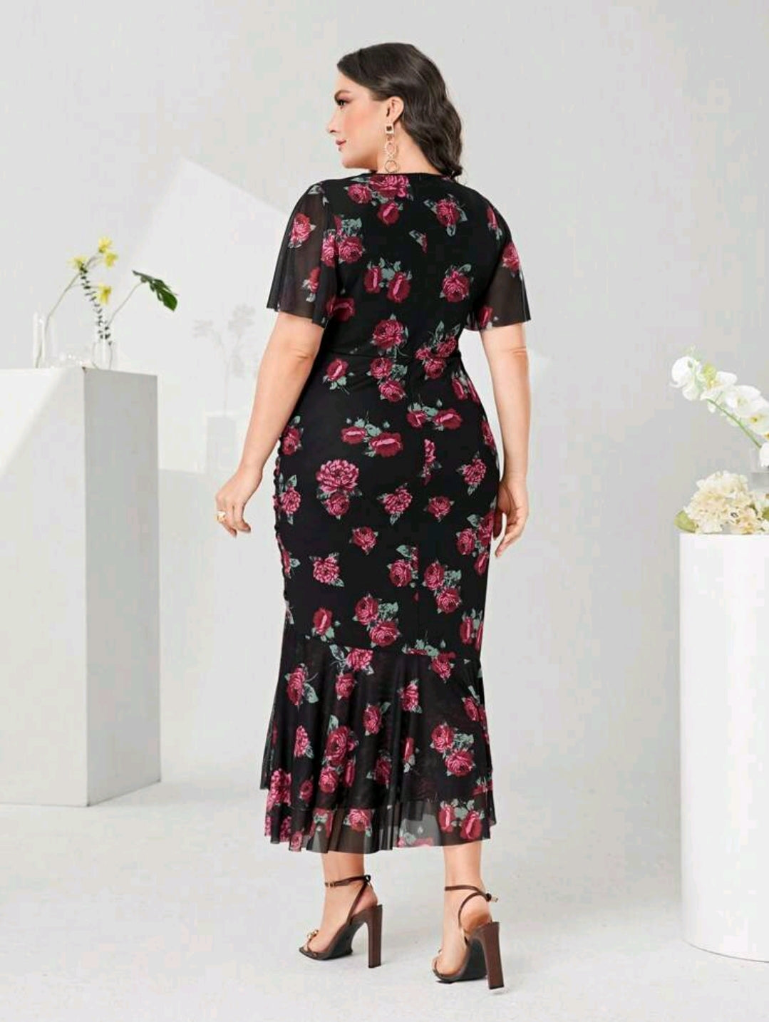 Jessie Midi Dress - Floral