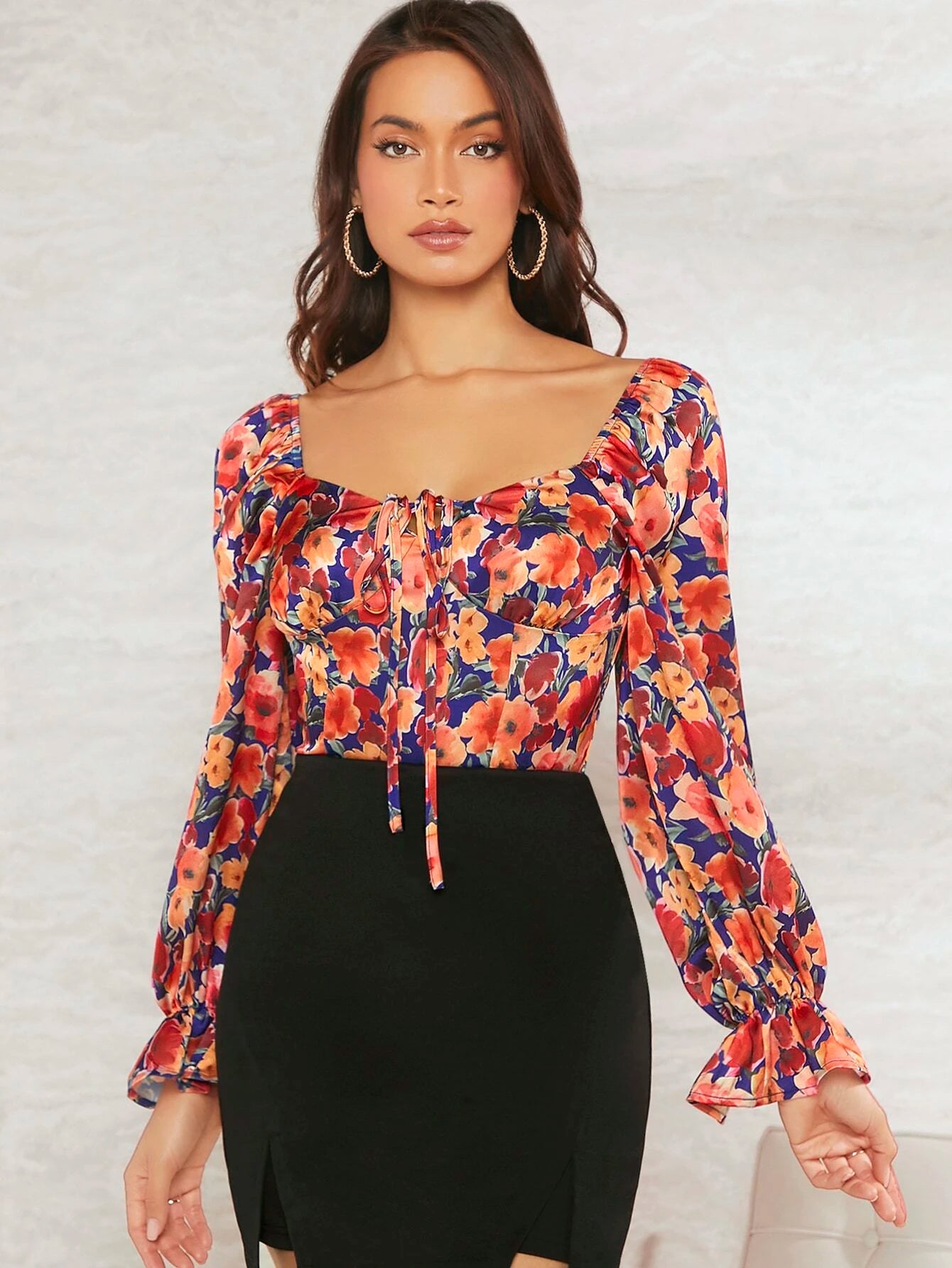 TANIA FLORAL BLOUSE
