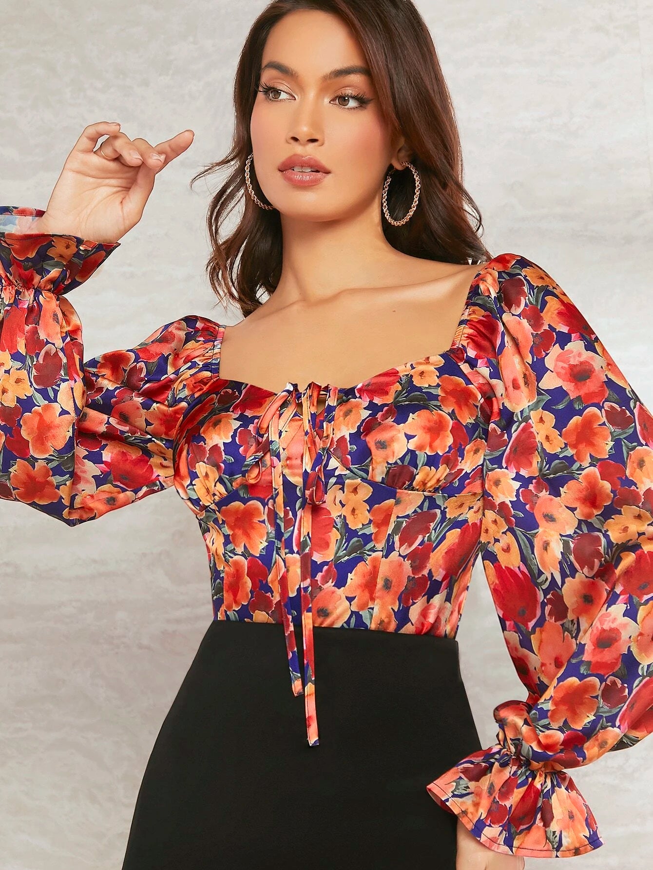 TANIA FLORAL BLOUSE