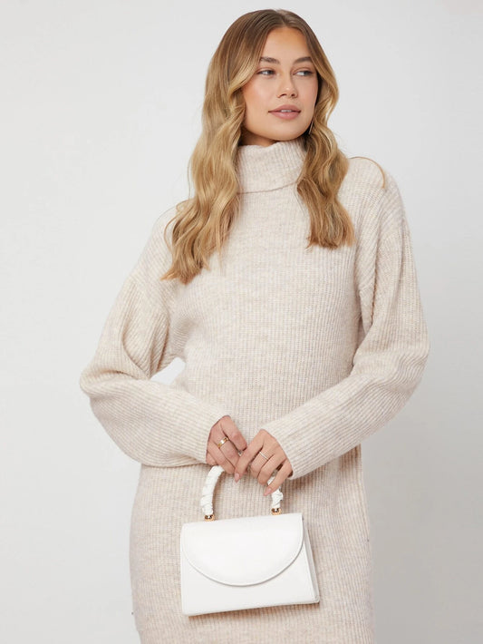 Turtleneck Sweater Dress