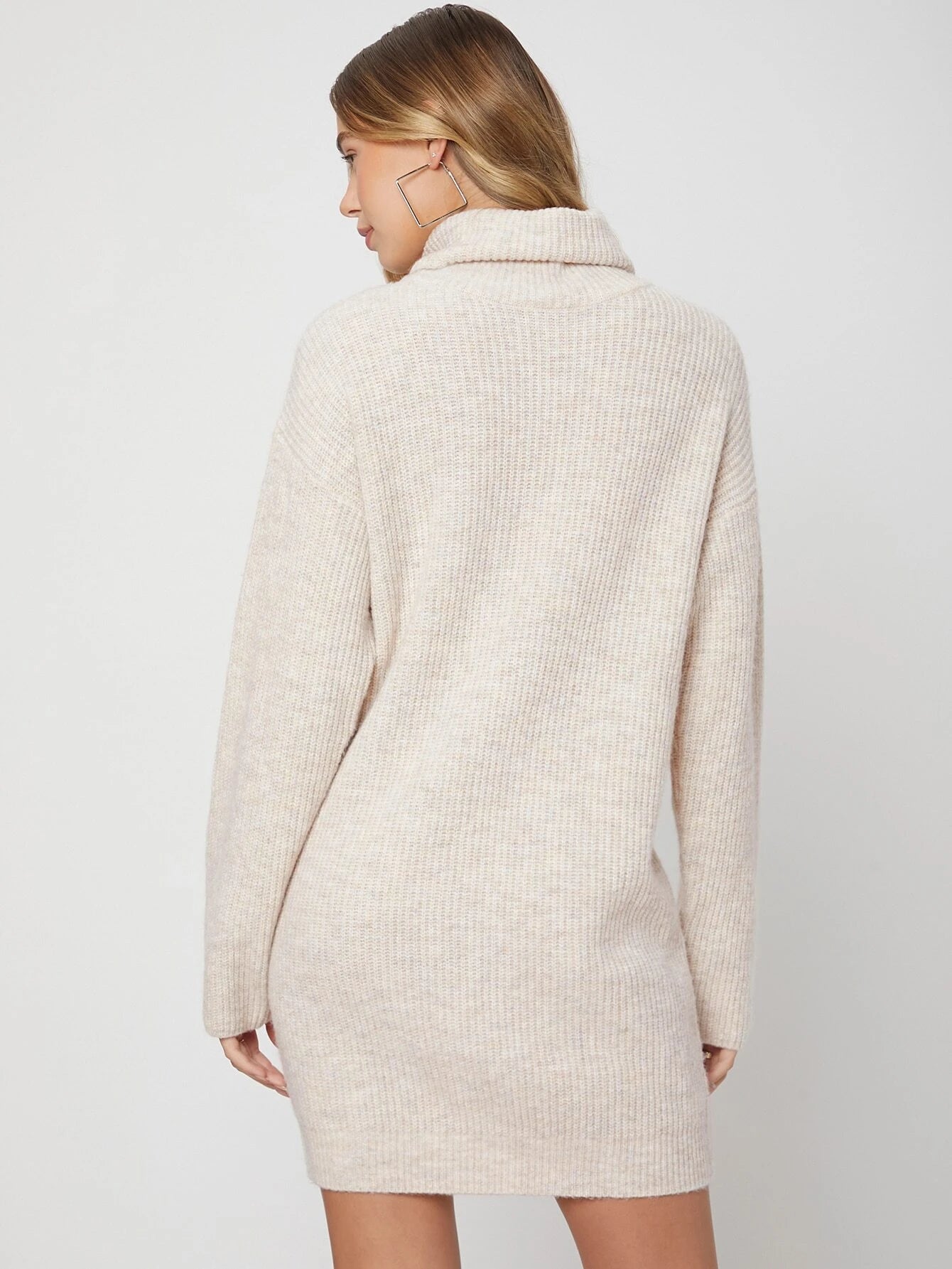 Victoria Turtleneck Sweater Dress
