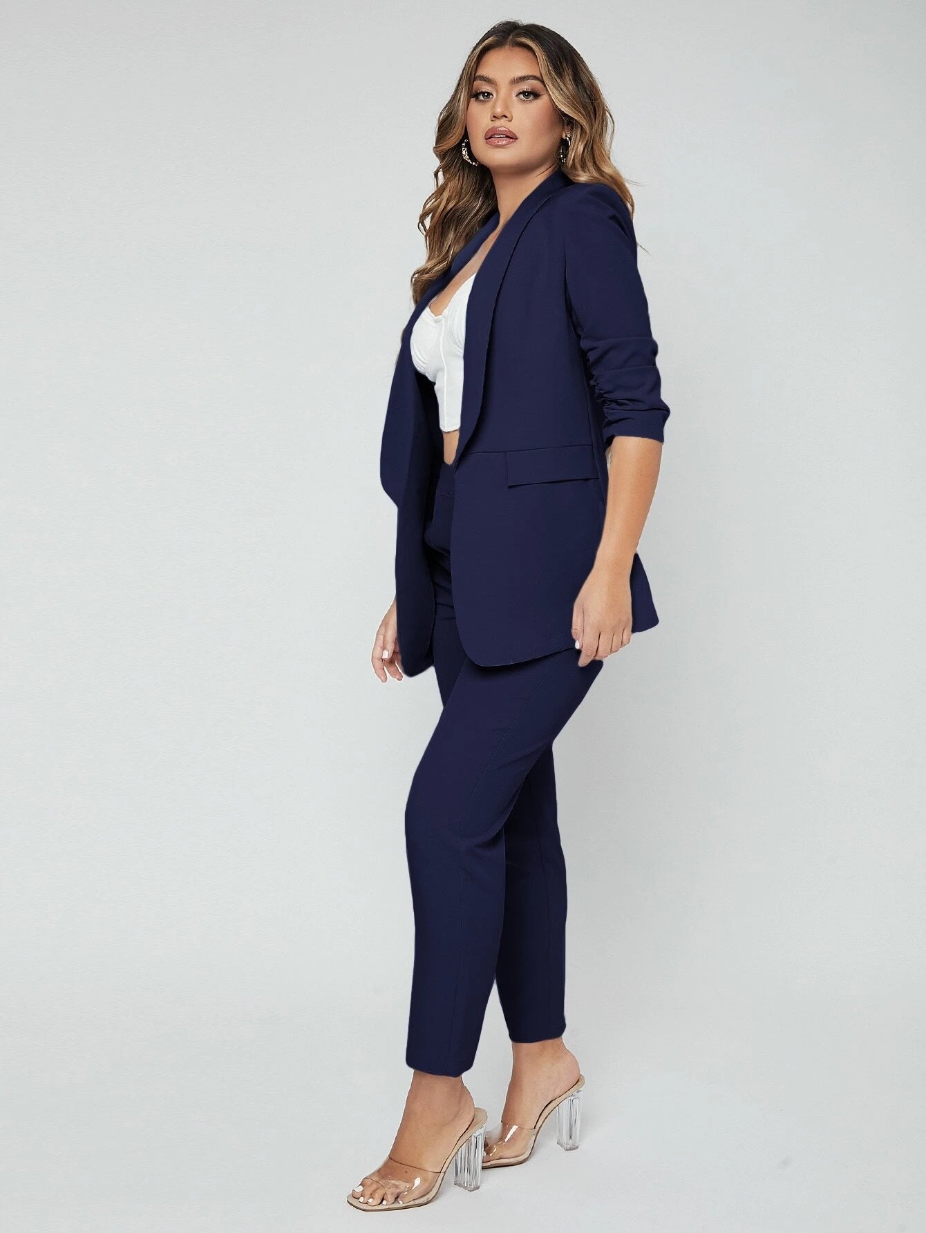 Babe Boss Suit - Navy Blue