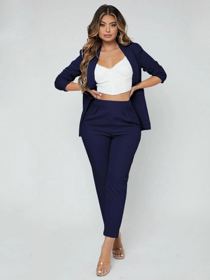 Babe Boss Suit - Navy Blue